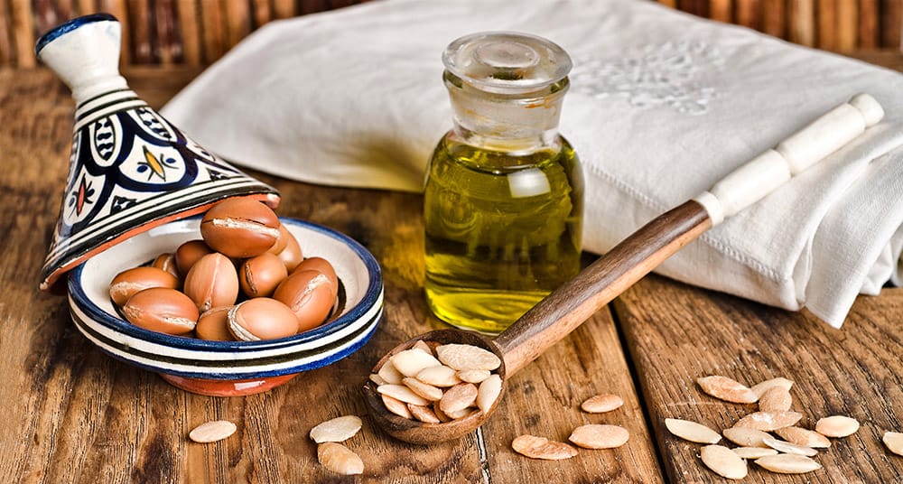 orzechy arganowe z olejem arganowy