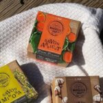 Mydło Marsylskie Brzoskwinia COSMOS NATURAL 100g - Tadé - obrazek 4