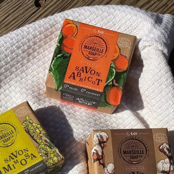 Mydło Marsylskie Brzoskwinia COSMOS NATURAL 100g - Tadé - obrazek 4