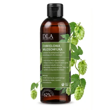 Chmielowa Włosomyjka - naturalny szampon ziołowy przeciw wypadaniu włosów z szyszkami chmielu.