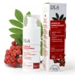 Kuracja nawilżająca krem na noc Kosmetyki DLA z naparem z jarzębiny i opakowanie kartonowe