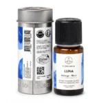Mieszanka olejków LUNA Florihana z ochronną aluminiową tubą i widocznym oznaczeniem ECOCERT