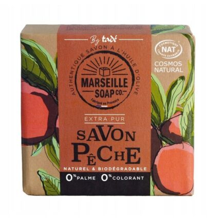 NATURALNE MYDŁO MARSYLSKIE BRZOSKWINIA TADE 100g