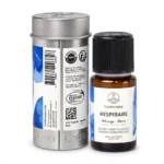 Mieszanka olejków RESPIRARE Florihana z metalową tubą i oznaczeniem ECOCERT Organic Home Fragrance