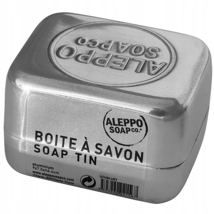 Aleppo Soap Co. Mydelniczka aluminiowa zamykana