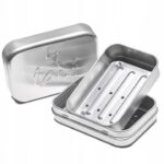 MYDELNICZKA PODRÓŻNA ALUMINIUM 10x6.5x3.5cm TADE