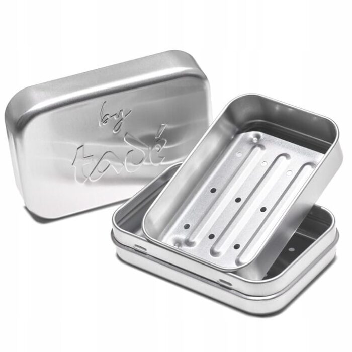 MYDELNICZKA PODRÓŻNA ALUMINIUM 10x6.5x3.5cm TADE