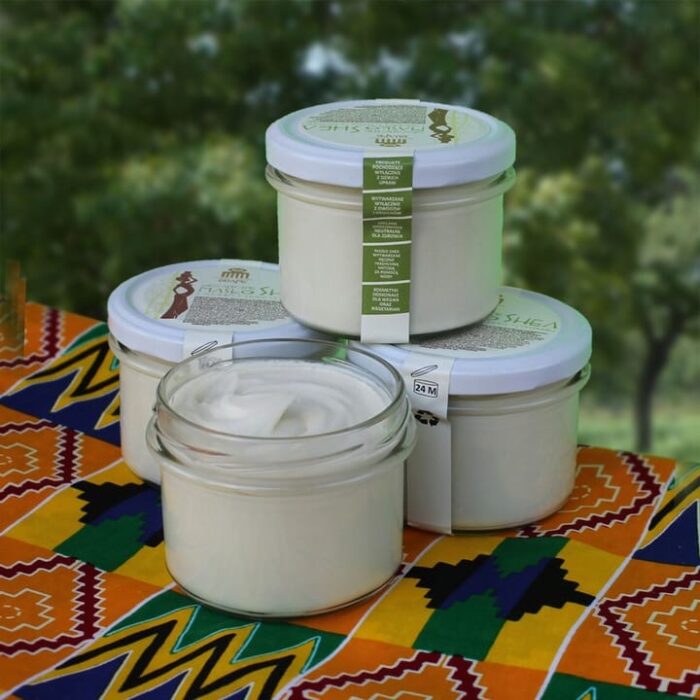 ORGANICZNE MASŁO SHEA DUAFE "BIAŁE" Z OLEJKIEM Z TRAWY CYTRYNOWEJ