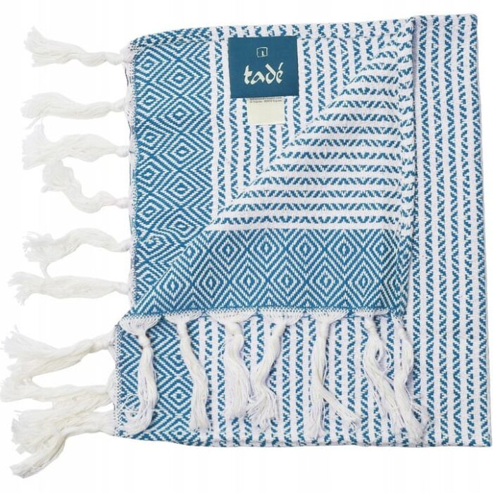 Tadé Ręcznik Hammam z Frędzlami 50x30cm Organiczna Bawełna
