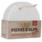 kryształ ałunu potasowego w kamieniu aleppo soap