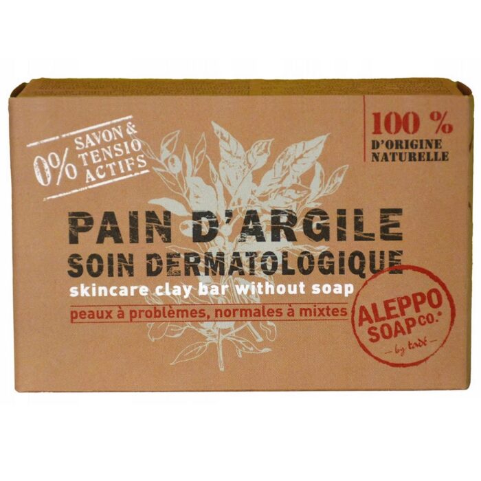 Glinka do Mycia Twarzy i Ciała Kaolinowa 320g - Aleppo Soap Co. - obrazek 3