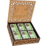 Mydło Aleppo Laurowe 50% x6 w drewnianej skrzyneczce Marwan Najjar Syria