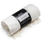 RĘCZNIK BAWEŁNIANY DO SAUNY HAMMAM KILT BAWEŁNA 100x180 IVORY