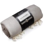 RĘCZNIK Mayzaar DO SAUNY HAMMAM KILT BAWEŁNA 100x180 GREY