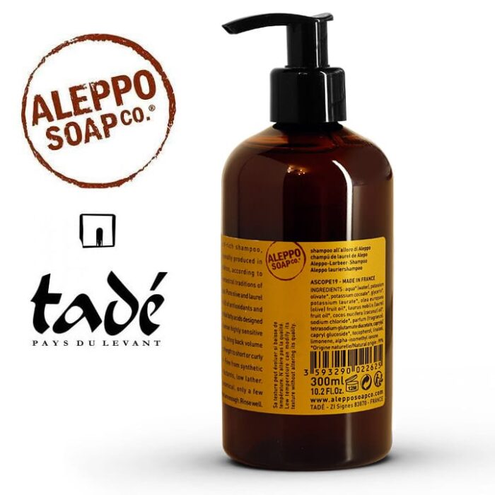 NATURALNY SZAMPON ALEPPO DO SKÓRY WRAŻLIWEJ 300ml EAN (GTIN) 3593290022625