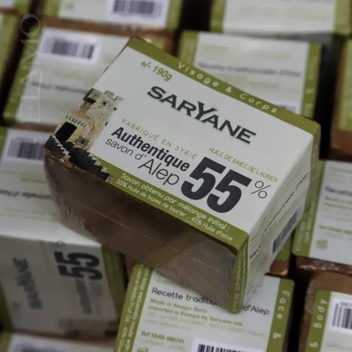 syryjskie mydła aleppo 55 Saryane