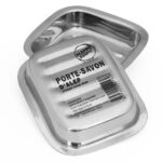 Mydelniczka aluminiowa żebrowana 11x12,9x2.5cm na mydło Alleppo & Marsylskie