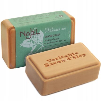 MYDŁO ALEPPO KWIAT GORYKIEJ POMARAŃCZY NEROLI BIOMydło Aleppo kwiat gorzkiej pomarańczy