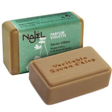 Mydło Aleppo marki Najel o zapachu fiołkowym
