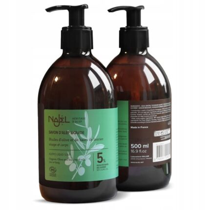 mydło aleppo w płynie 5%