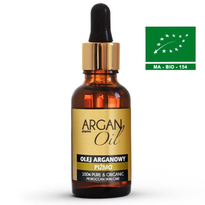BIO OLEJ ARGANOWY PIŻMO Z CERTYFIKATEM MA-BIO-154