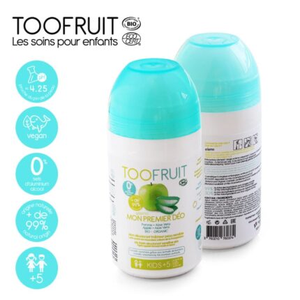 Dezodorant w Kulce dla Dzieci, JABŁKO I ALOES 50ml Toofruit