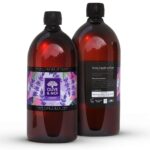 mydło lawendowe w płynie olive & moi na bazie oliwy z oliwek bio w wersji zapasu 1000ml