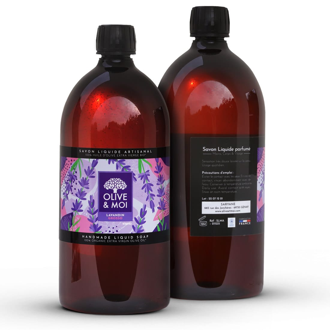 olive&moi-lavenda-3 mydło lawendowe w płynie olive & moi na bazie oliwy z oliwek bio w wersji zapasu 1000ml