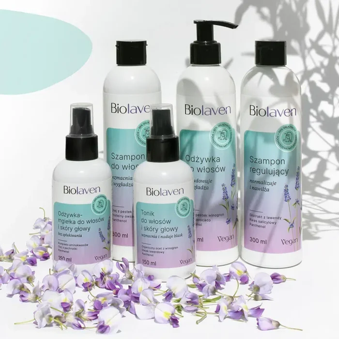 Szampon Regulujący Sebum z Lawendą Biolaven 300ml - obrazek 3