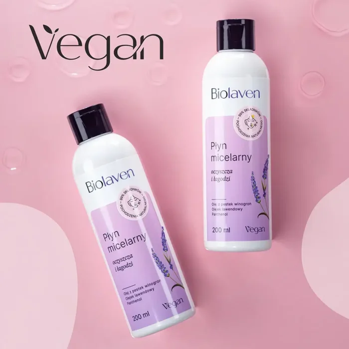 płyn micelarny biolaven dla vegan