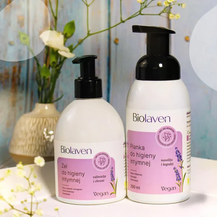 produkty marki biolaven do mycia okolic intymnych