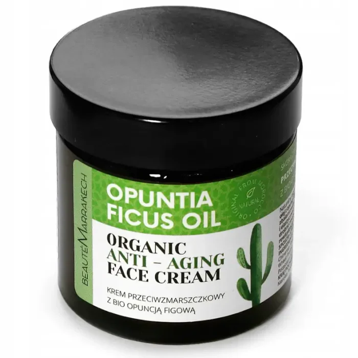 Przeciwzmarszczkowy krem do twarzy z bio olejem z opuncji figowej