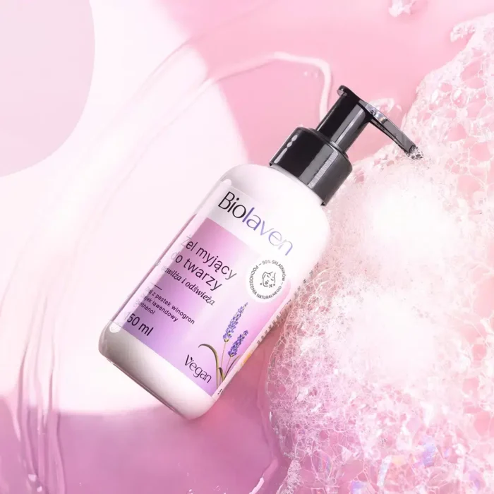 naturalny zel do mycia twarzy z olejkiem z pestek winogron