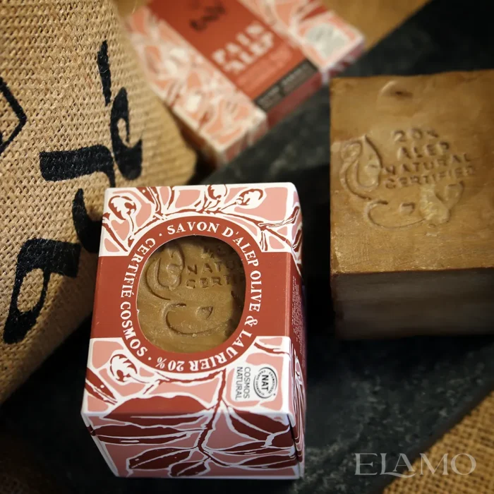 certfikowane mydła z aleppo 20% oleju laurowego Cosmos Natural