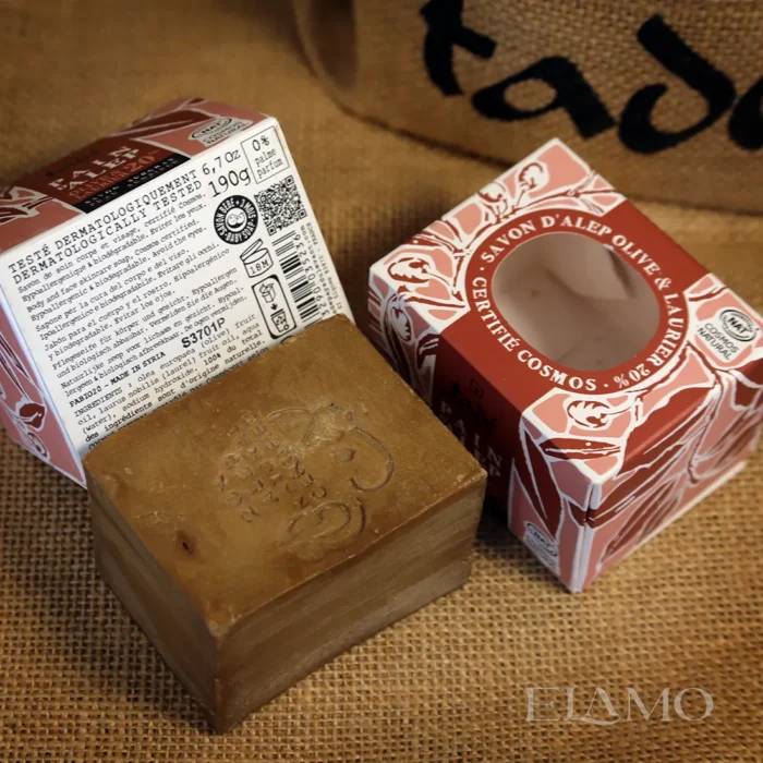 mydło aleppo 20% tade na worku jutowy