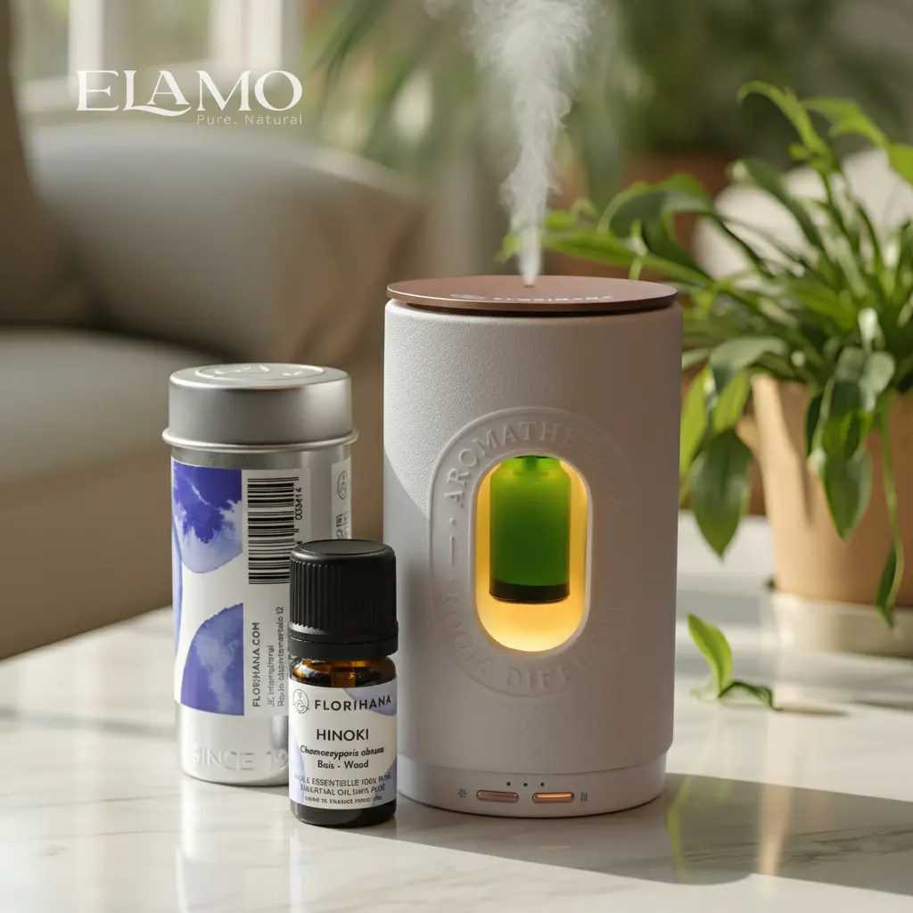 Dyfuzor z olejkiem hinoki – świeży, drzewny aromat do relaksu i medytacji