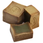 mydło aleppo 50% oleju laurowego w przekroju