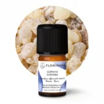 Olejek eteryczny Copaiba (Copaifera officinalis) Florihana 5 g, na tle naturalnej żywicy