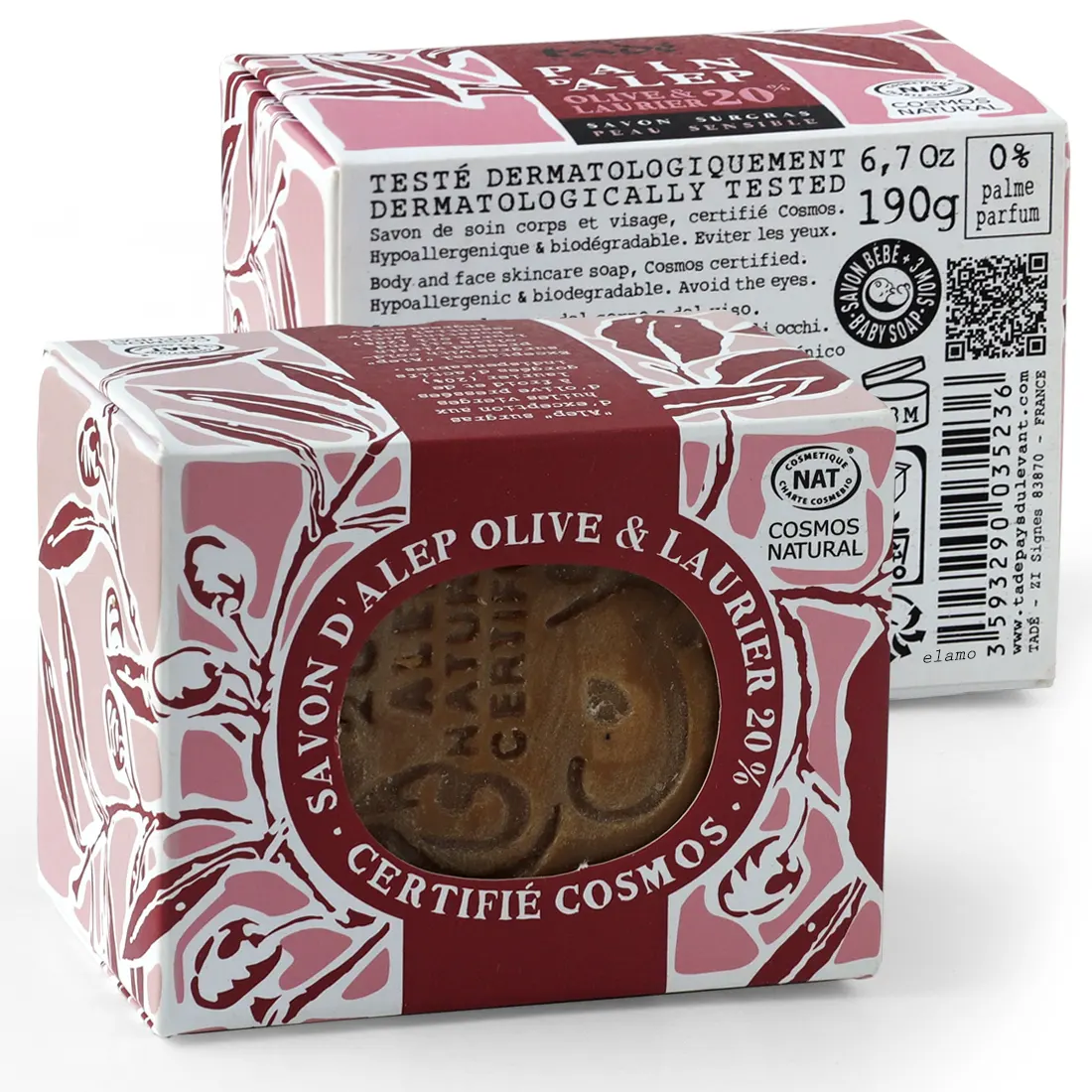 oryginalne-mydlo-aleppo-20-oleju-laurowego-cosmos-natural-tade oryginalne mydło aleppo 20% oleju laurowego z certyfikatem cosmos natural