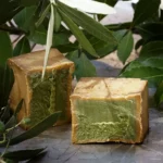 mydło aleppo 40% oleju laurowego w przekroju