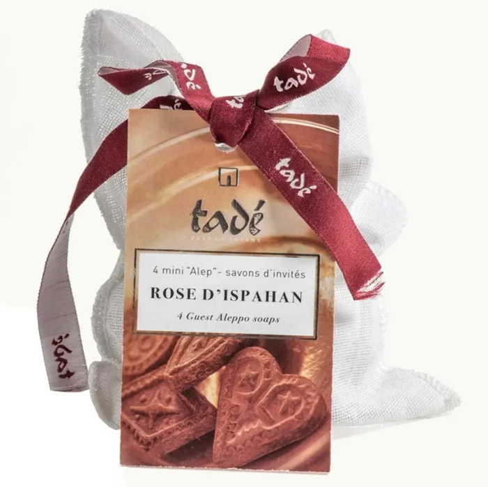 mydełka aleppo o zapachu Rose d’Ispahan