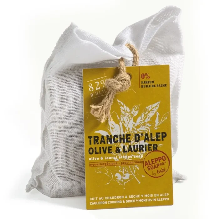 woreczek awełniany mydła aleppo z zawieszką