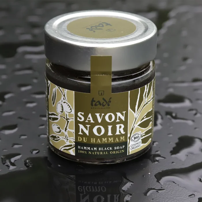 organiczne czarne mydło hammam z olejem laurowym