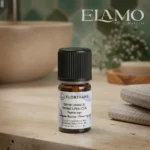 Florihana olejek tymiankowy linalol na kamiennym blacie w scenerii SPA – naturalny klimat