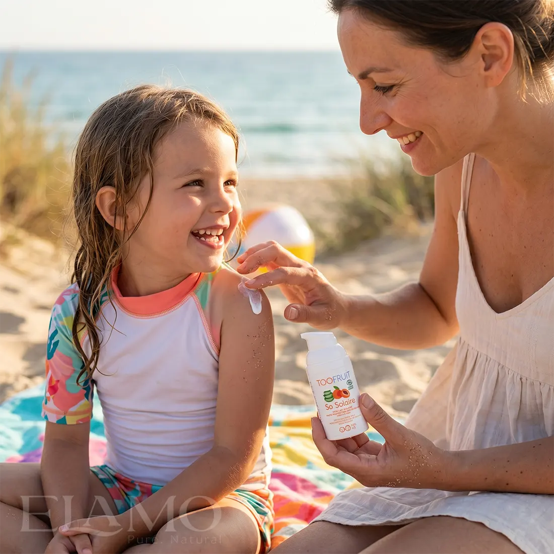 Jak stosować mleczko SPF50 u dziecka