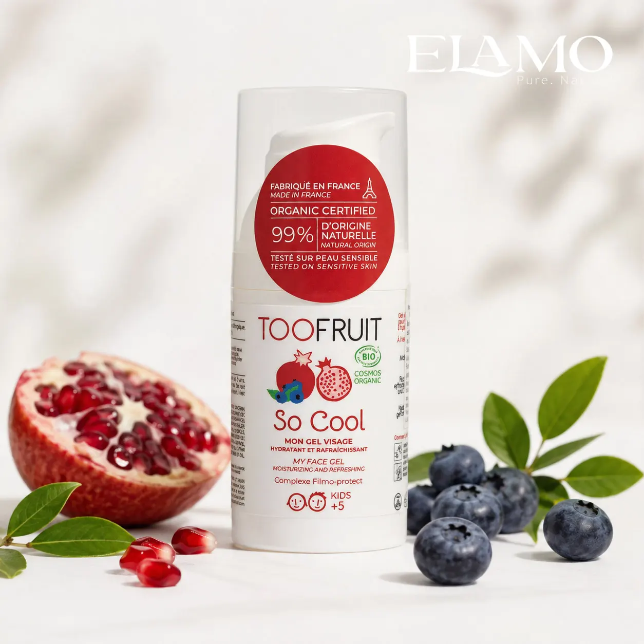 TOOFRUIT So Cool BIO z borówką i granatem do pielęgnacji młodej skóry