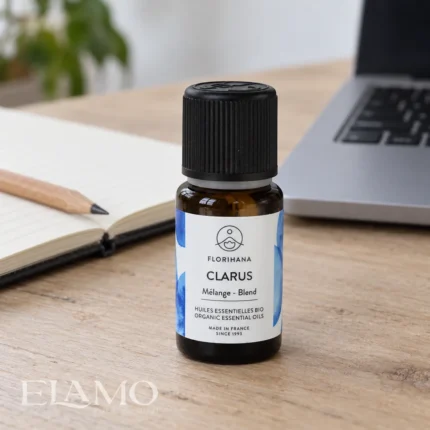 Buteleczka CLARUS Florihana ustawiona na biurku