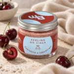Peeling Czereśnia z kaszmirem Bracia Mydlarze z czereśniami i miękką tkaniną