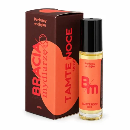 Tamte Noce 18:30 Bracia Mydlarze – perfumy w olejku 10 ml, flakon roll-on i pudełko