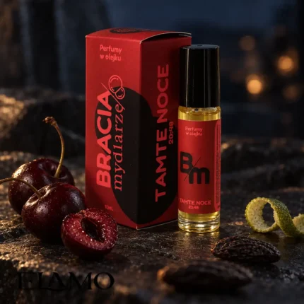 Tamte Noce 20:48 Bracia Mydlarze – perfumy w olejku z wiśniami, bergamotką i bobem tonka